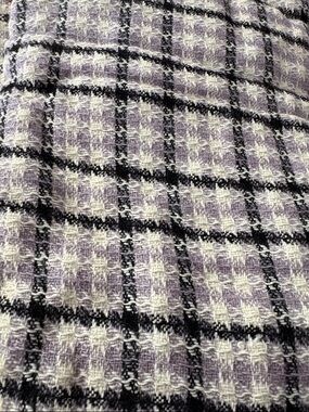 Lilac Plaid Bouclé Fabric 2.75 metres